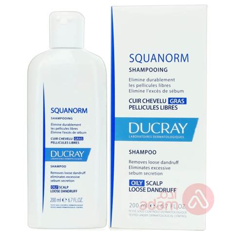 Ducray Squanorm Anti-Dandruff Treatment Shampoo Dry Dandruff | 200Ml | Adam Pharmacies