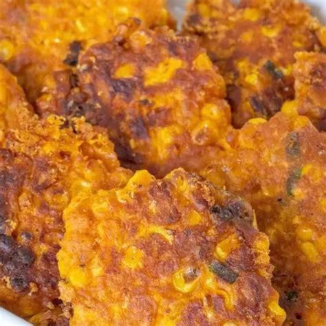 Cheesy Corn Fritters - Viral Recipes