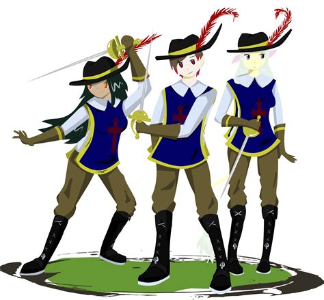 The Three Musketeers by SacredLugia on DeviantArt