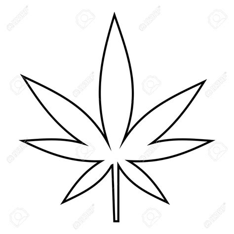 Marijuana Leaf Drawing Step By Step at GetDrawings | Free download