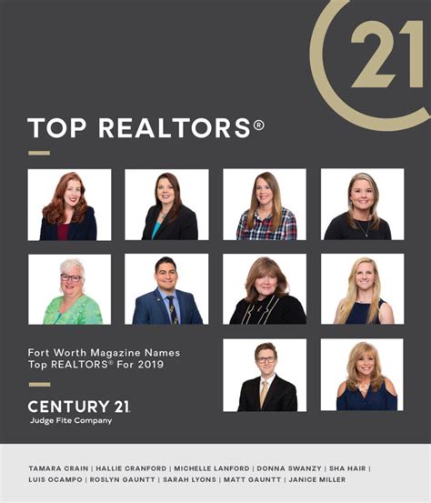 CENTURY 21 Judge Fite Company Agents Recognized as Top REALTORS® by ...