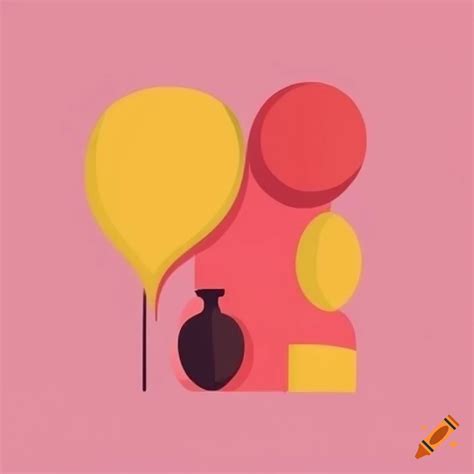 Minimalistic artwork inspired by fiona omeenyo's style