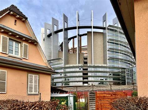 The European Parliament in Strasbourg : r/ArchitecturePorn