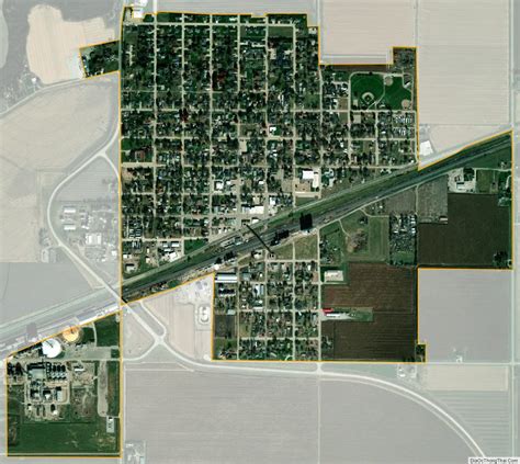 Map of Wood River city, Nebraska - Thong Thai Real