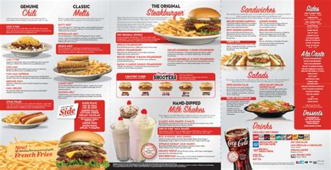 Steak N Shake Carryout Menu | Hamburgers | Milkshake