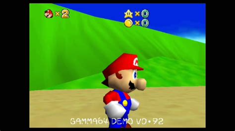 Gamma64 Demo (Super Mario 64 Beta) Gameplay - YouTube