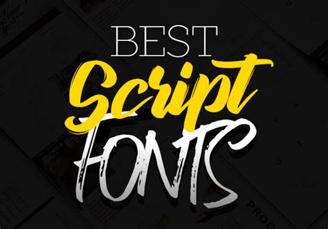 35 Best Script Fonts | Fonts | Graphic Design Junction