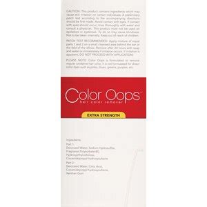 Color Oops Hair Color Remover (with Photos, Prices & Reviews)