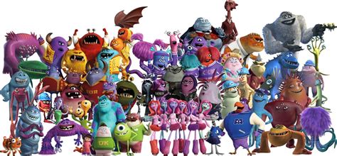 Characters of Monsters Inc. : r/Pixar