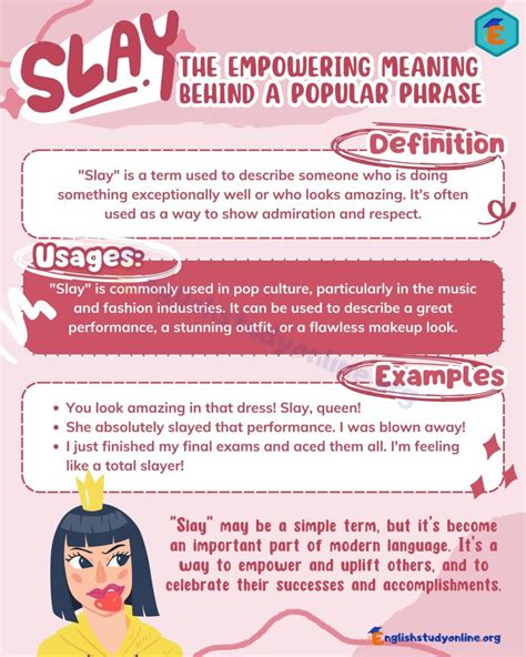 Slay Meaning: Understanding the Popular Slang Term - English Study Online