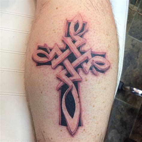 Celtic Cross Leg Tattoo - Best Tattoo Ideas Gallery