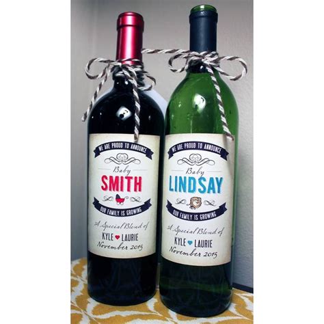 Custom wedding-themed wine bottle labels | Custom wine labels, Wine bottle label template ...