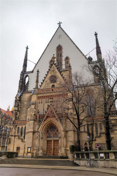 Monument For Johann Sebastian Bach In Front Of The Thomas Church ...