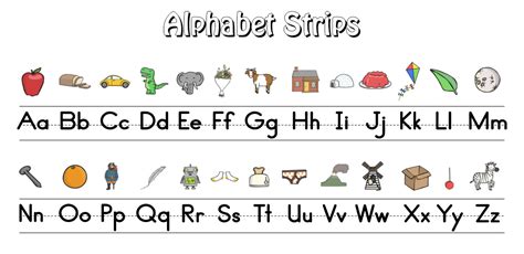 Alphabet Strip Printable