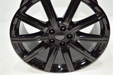 20″ AUDI Q7 S5 A5 S4 A4 FACTORY OEM ORIGINAL WHEELS BLACK 2015.5-2024 – Factory Wheel Republic