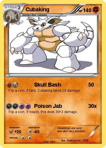 Pokémon Cubaking - Skull Bash - My Pokemon Card