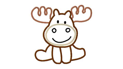 Baby Moose Clipart - Clip Art Library