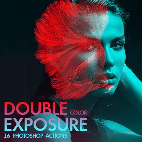 Color Double Exposure Photoshop Actions