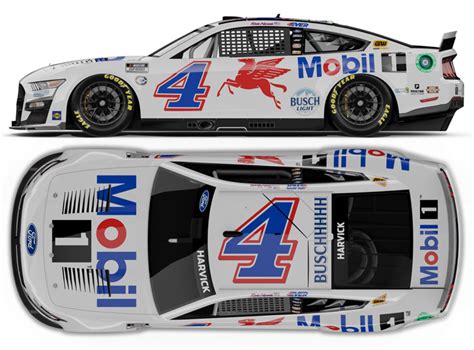 2023 Kevin Harvick #4 Mobil 1 NASCAR 1/64 Diecast