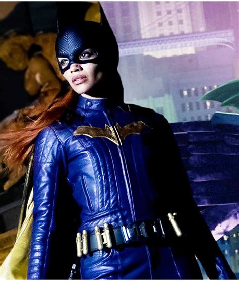 Batgirl Leslie Grace Leather Jacket Costume