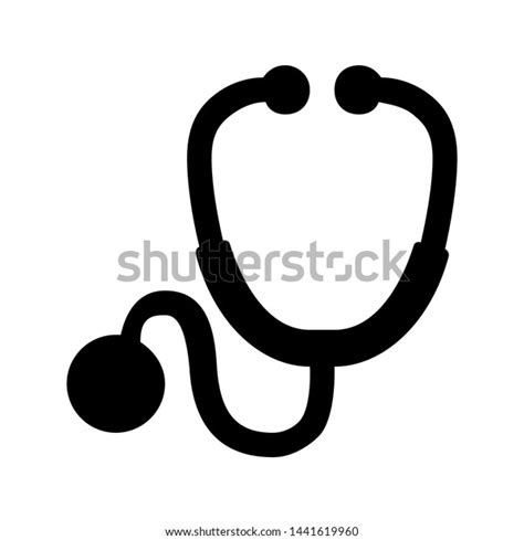 Stethoscope Sign Icon Vector Doctor Illustration Stock Vector (Royalty Free) 1441619960 ...