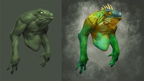 Lizardman colour tests | Lee Greatorex Photo/3D blog