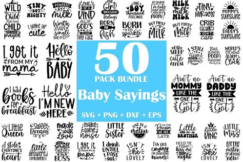 Baby sayings SVG bundle | Funny baby SVG | Baby (2700794)