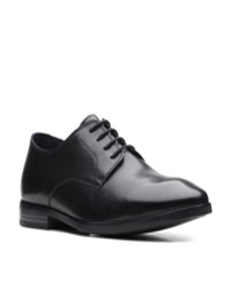 Buy Clarks Men Black Solid Leather Formal Derbys - Formal Shoes for Men ...