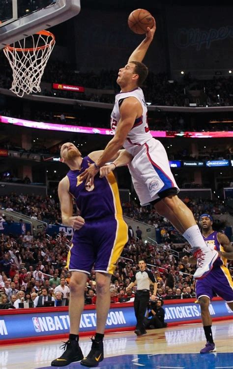 Blake Griffin amazing slam dunk over Chris Kaman - Clippers News Surge NBA Gallery - Los Angeles ...