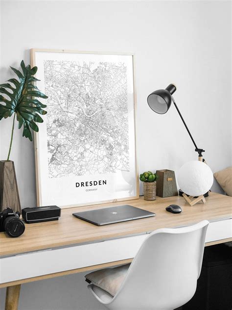 Dresden Germany Dresden Map Dresden Print Dresden Wall - Etsy