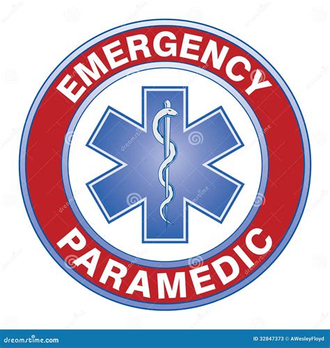 Paramedic Medical Design stock vector. Illustration of help - 32847373