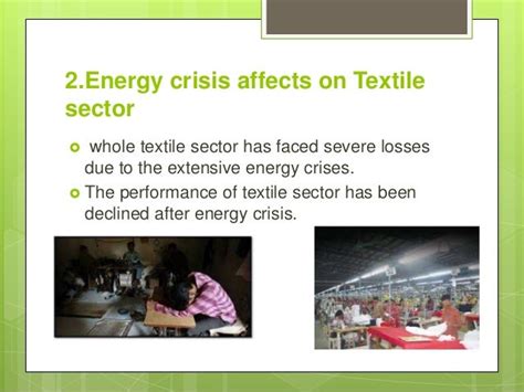 Energy crisis and its effects