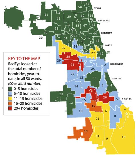 Chicago Map Gang Territory