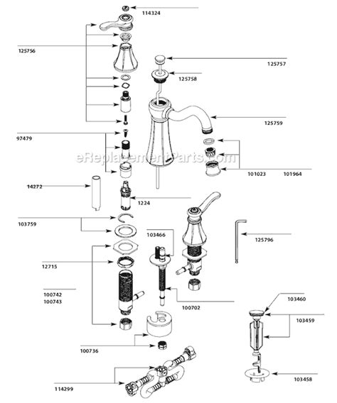 Moen Bathroom Shower Faucet Parts Diagram | Reviewmotors.co