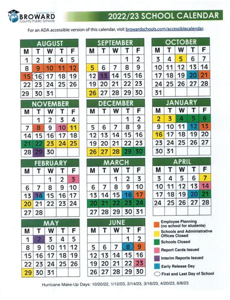 2022-2023-Broward-County-Public-Schools-Calendar-Color-Image ...