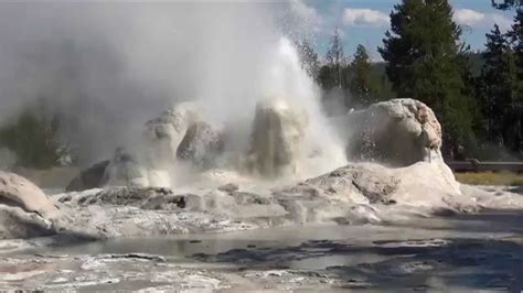 Yellowstone geysers & hot springs (part 11) (HD) - YouTube