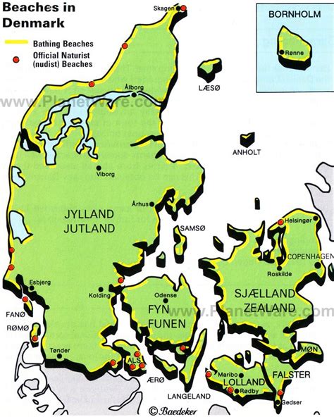 Map of Denmark | PlanetWare