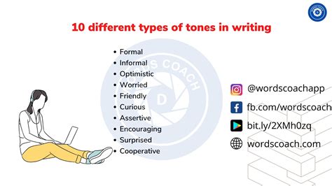 10 different types of tones in writing - Word Coach