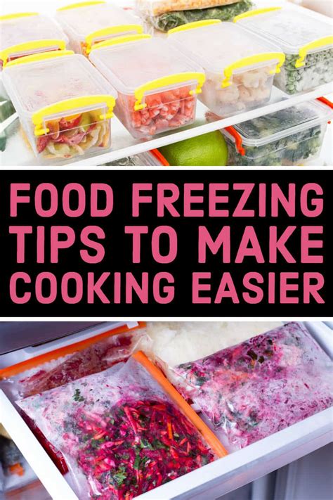 Food Freezing Tips to Make Cooking Easier - A Crazy Family