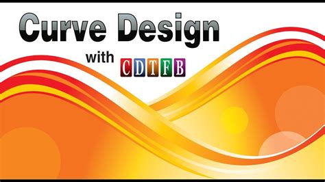 Curve design background in coreldraw x7 | with cdtfb - YouTube
