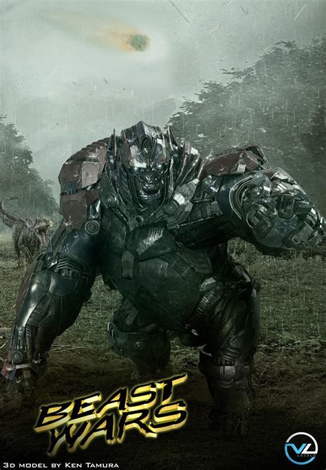 Beast Wars Optimus Primal Poster by Lazlow007 on DeviantArt