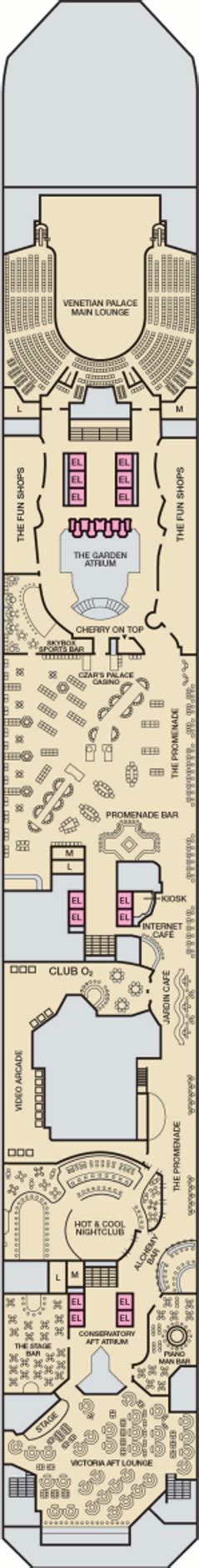 Carnival Liberty Deck Plans- Carnival Cruise Line Carnival Liberty Cruises | TravelAge West