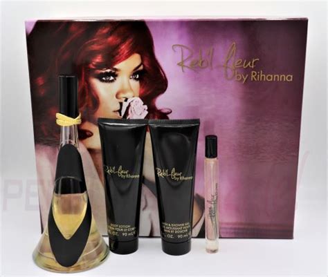 Rihanna Reb’l Fleur 4pc Gift Set – Perfume Dazzle