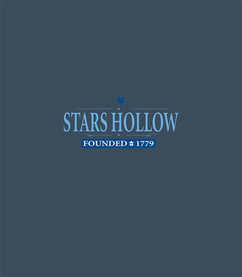 Gilmore Girls Stars Hollow Logo Digital Art by Ronniu Hope | Pixels