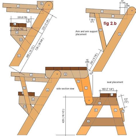 1 piece folding picnic table plans | Picnic table plans, Folding picnic table, Folding picnic ...