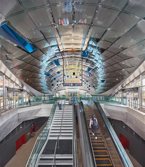 he Vaughan Metropolitan Centre station, designed by Grimshaw with Adamson Associates and Arup ...