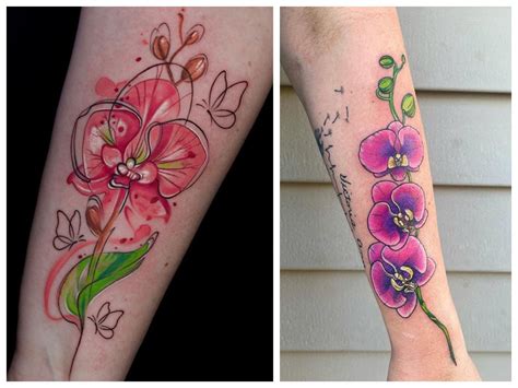 9 Beautiful Orchid Tattoo Designs and Ideas | Styles At Life