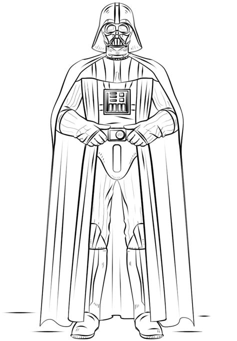 Darth Vader - Sheet 6 coloring page - Download, Print or Color Online for Free