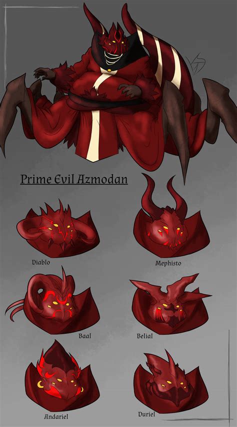 Diablo - Prime Evil Azmodan concept art by kenyizsu on DeviantArt