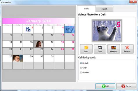 Photo Calendar Creator PRO - Graphic Design Software - 35% PC